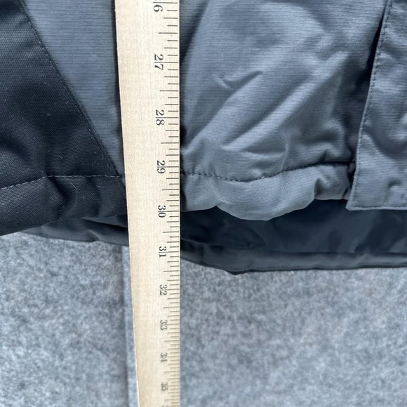 Eddie Bauer Jacket Men Extra Large Adult Gray Full Zip Outdoors Hooded overcoat - Picture 8 of 15